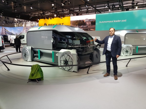 Holger Richter evaluated innovation activities of commercial vehicle OEMs and suppliers at the CV IAA 2018 in Hannover