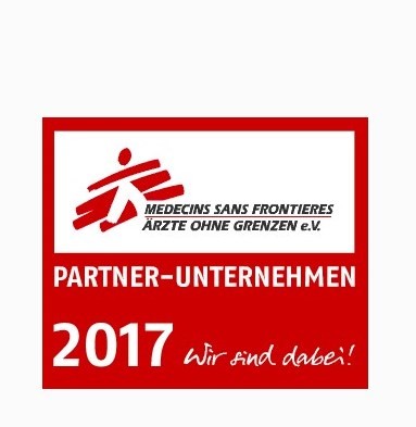Auch 2017 ist SuP wieder Partnerunternehmen von Ärzte ohne Grenzen Auch 2017 ist SuP wieder Partnerunternehmen von Ärzte ohne Grenzen