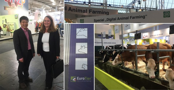 Haiju Lu and Isabelle Symonds visited EuroTier 2018 trade fair in Hannover