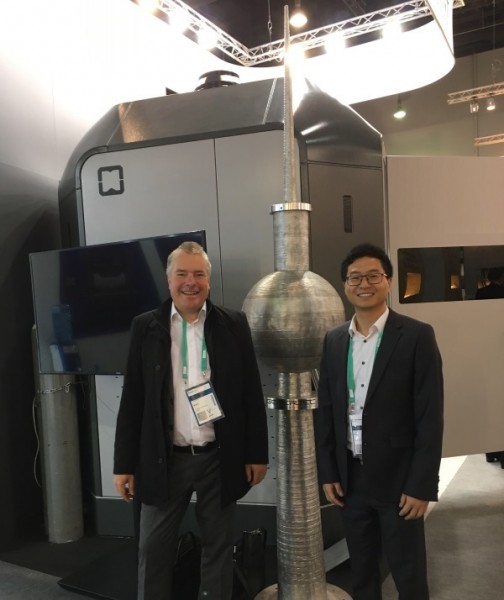 Thorsten Böhn and Hanye Zhang visited formnext in Frankfurt am Main