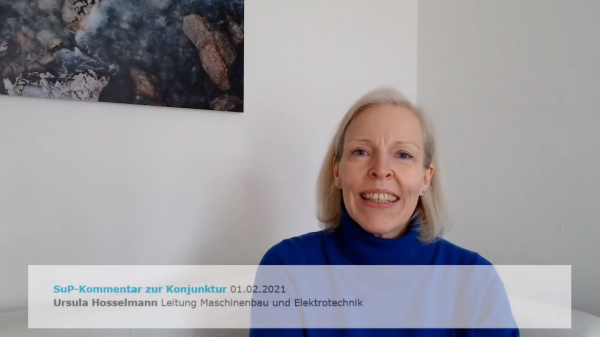 Ursula Hosselmann präsentiert den Konjunkturausblick