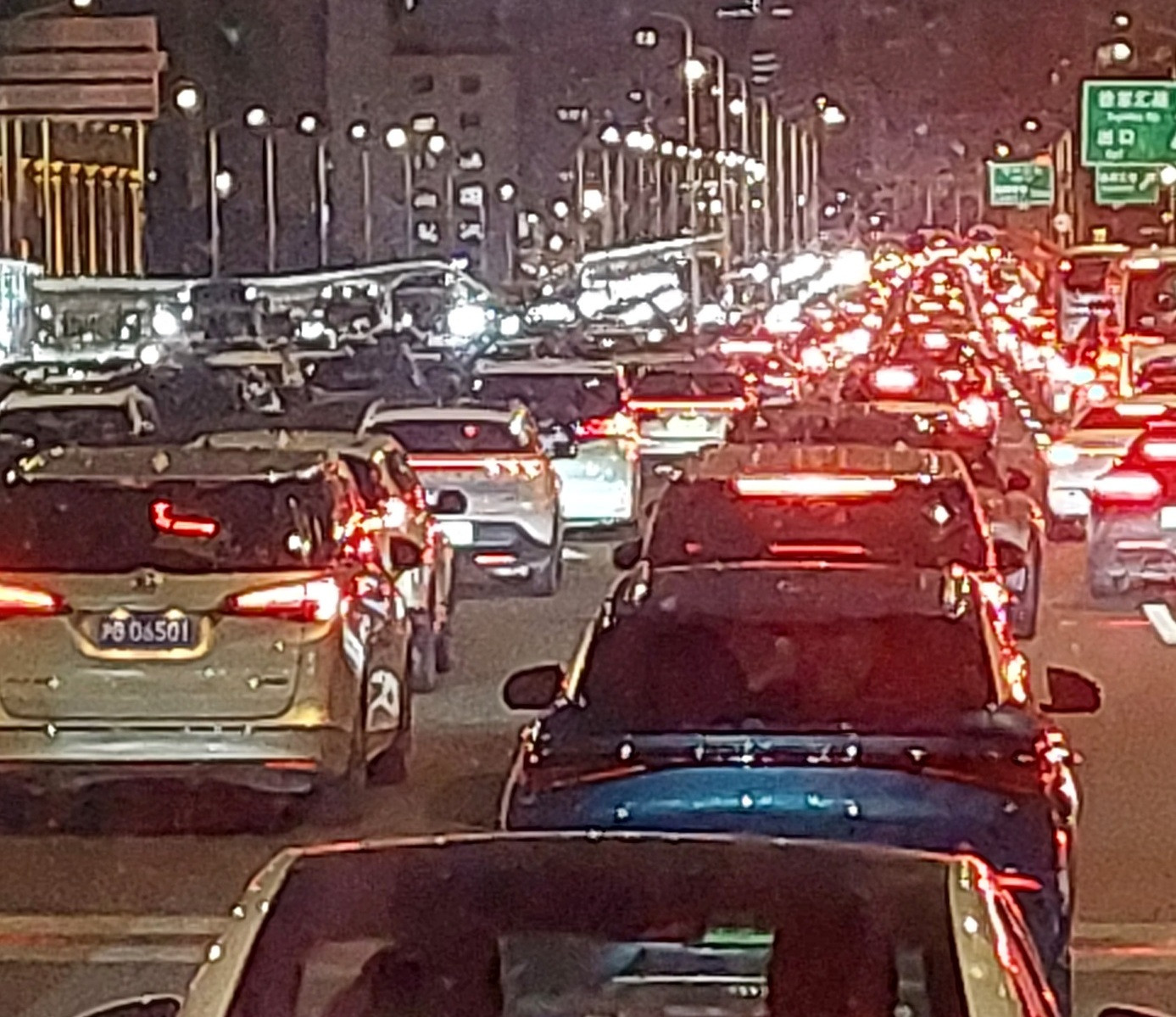 Navigating through China’s bustling traffic